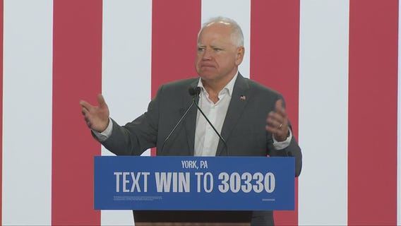 Tim Walz rally in Pennsylvania: FULL SPEECH