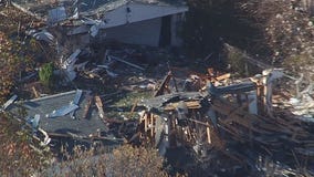 Detroit house explosion aftermath