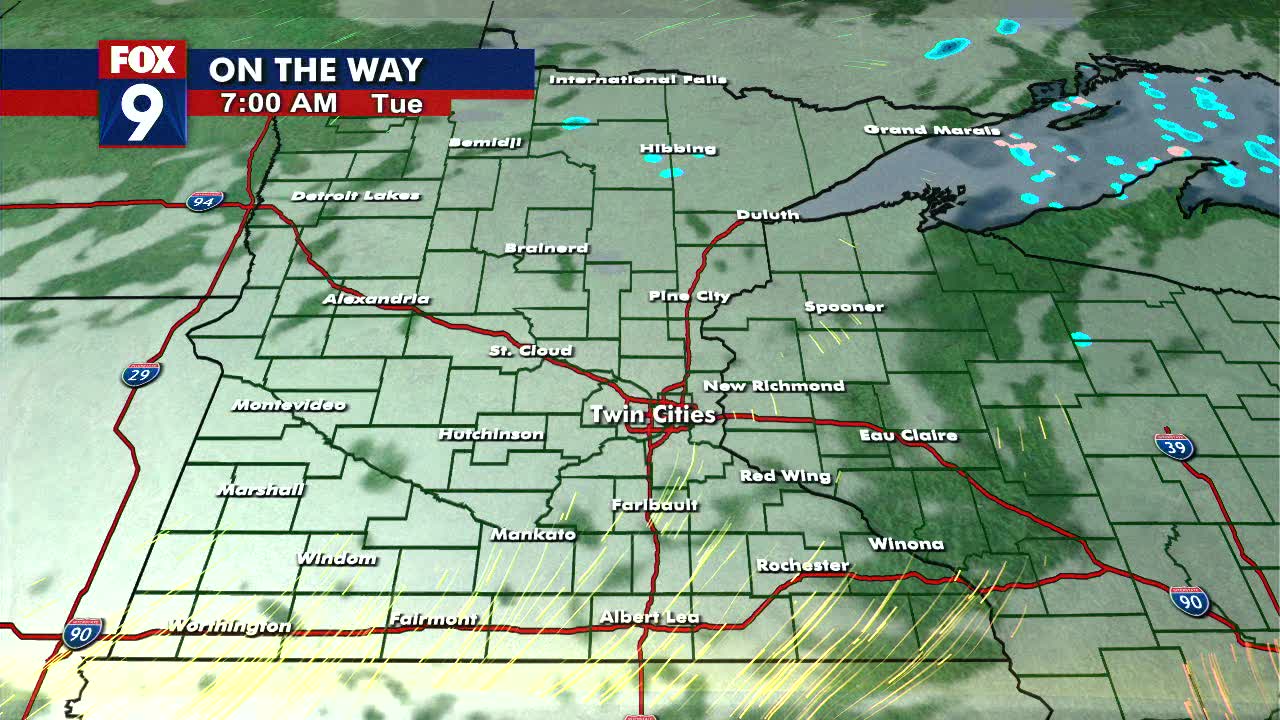 Tuesday's forecast: Very pleasant with highs in the 70s