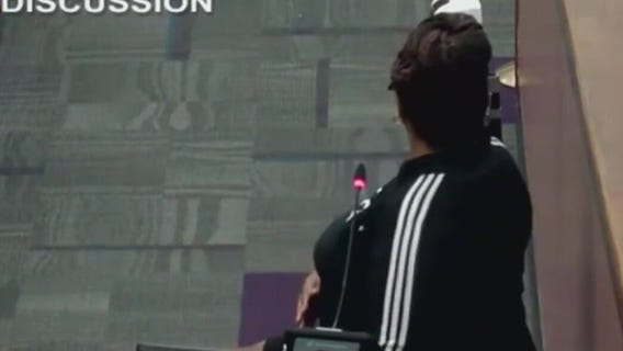 Woman ambushed by racist comments mid-meeting