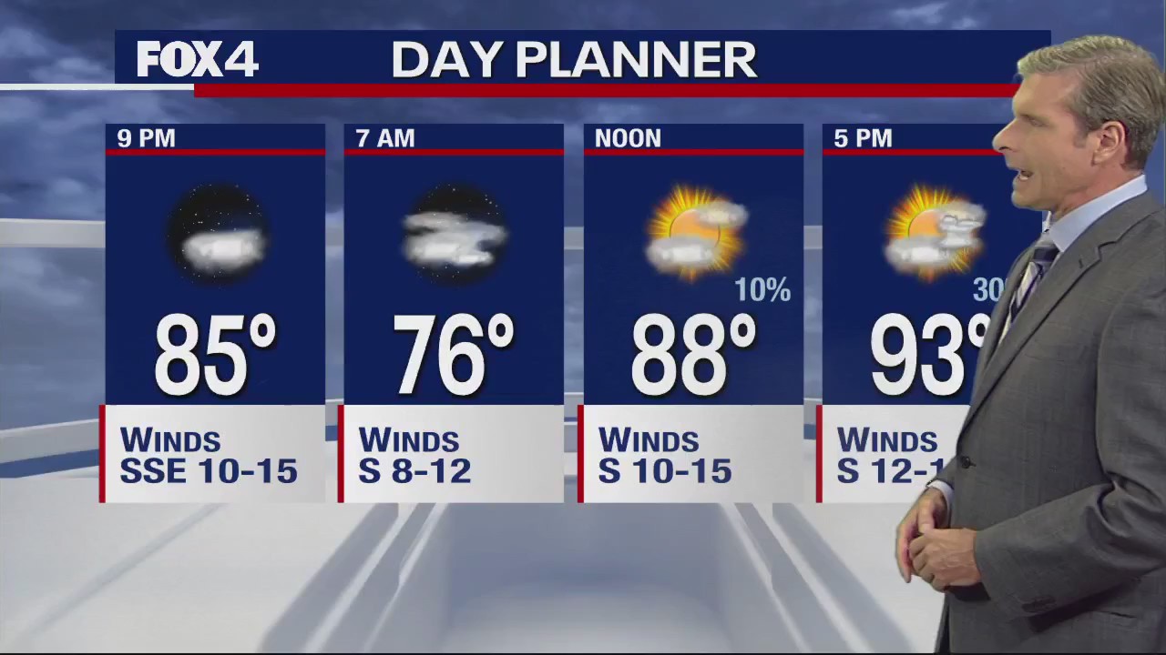 Dallas  Weather: Sept. 20 evening forecast