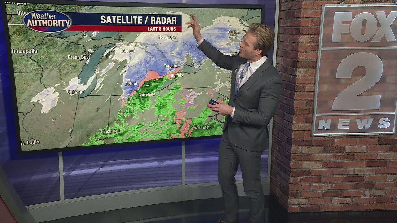 Snow fading out - but more is on the way