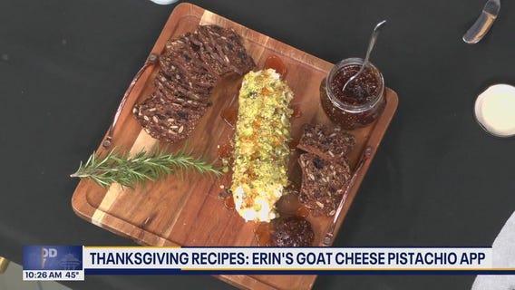 Thanksgiving recipes: Erin's goat cheese pistachio app