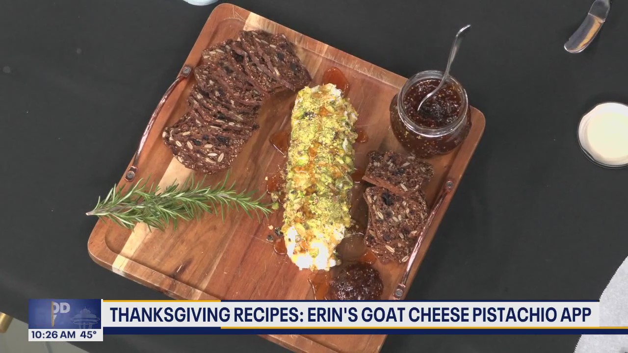 Thanksgiving recipes: Erin's goat cheese pistachio app