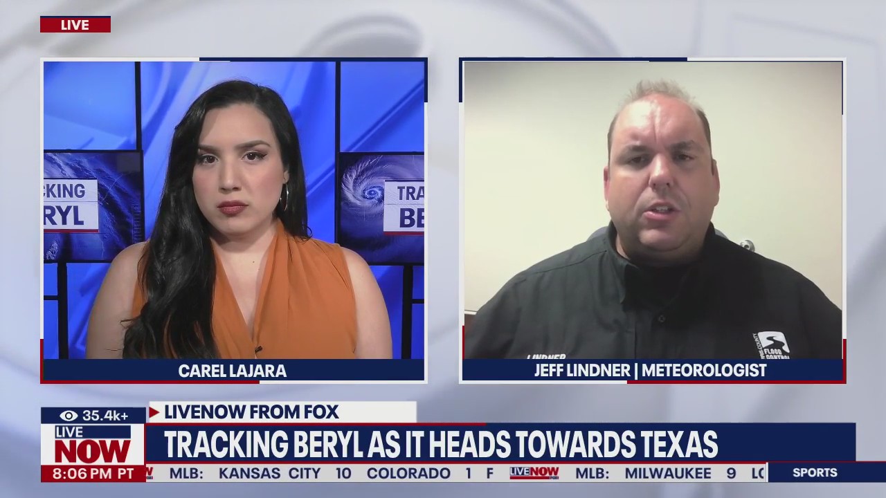 Beryl conditions to worsen overnight in Texas