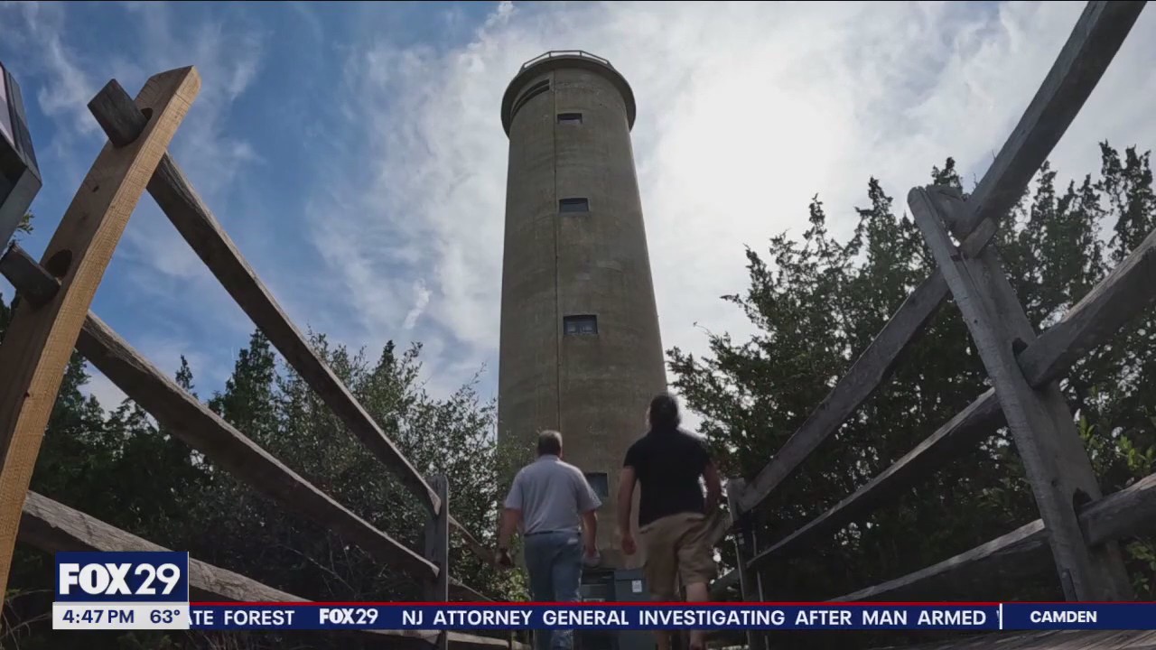 Touring the last free-standing World War II lookout tower in Cape May, New Jersey