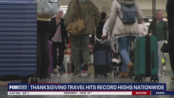 Thanksgiving travel hits record high nationwide