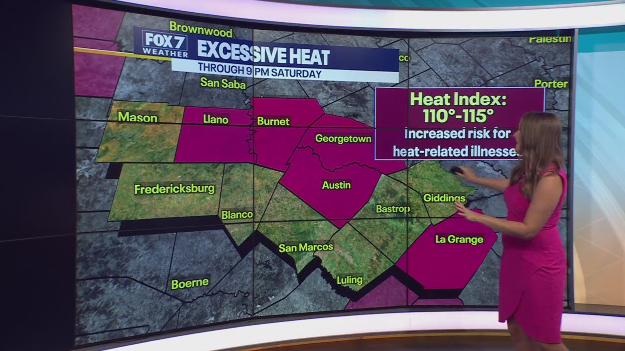 Austin weather: Another day of excessive heat