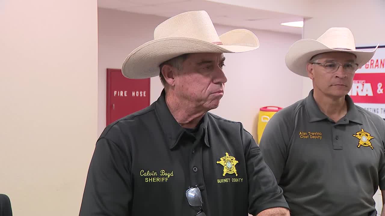 FULL: Burnet Co. sheriff with latest on flooding