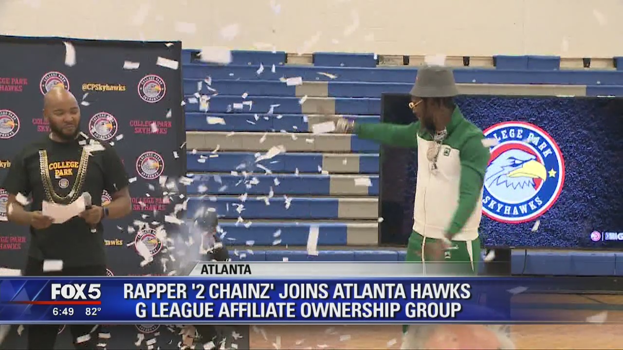 Rapper 2 Chainz joins Atlanta Hawks G League affiliate ownership group
