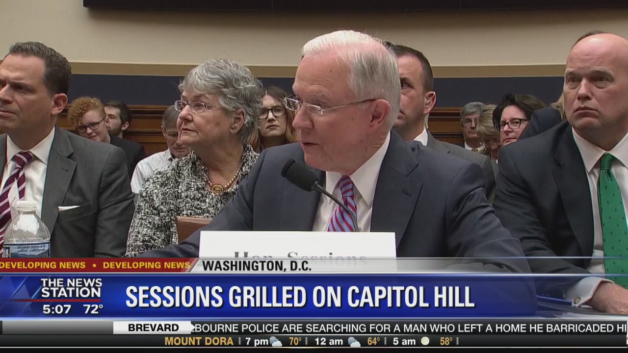 Jeff Sessions returns to Capitol Hill for grilling
