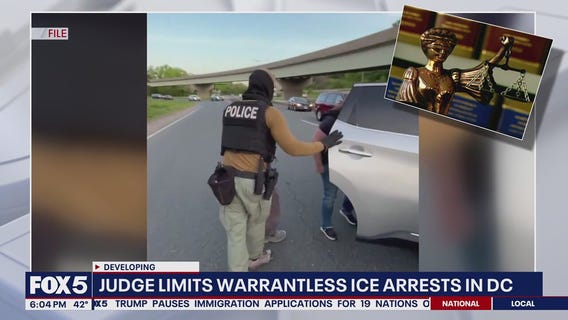 Federal judge limits ICE's warrantless arrests in DC
