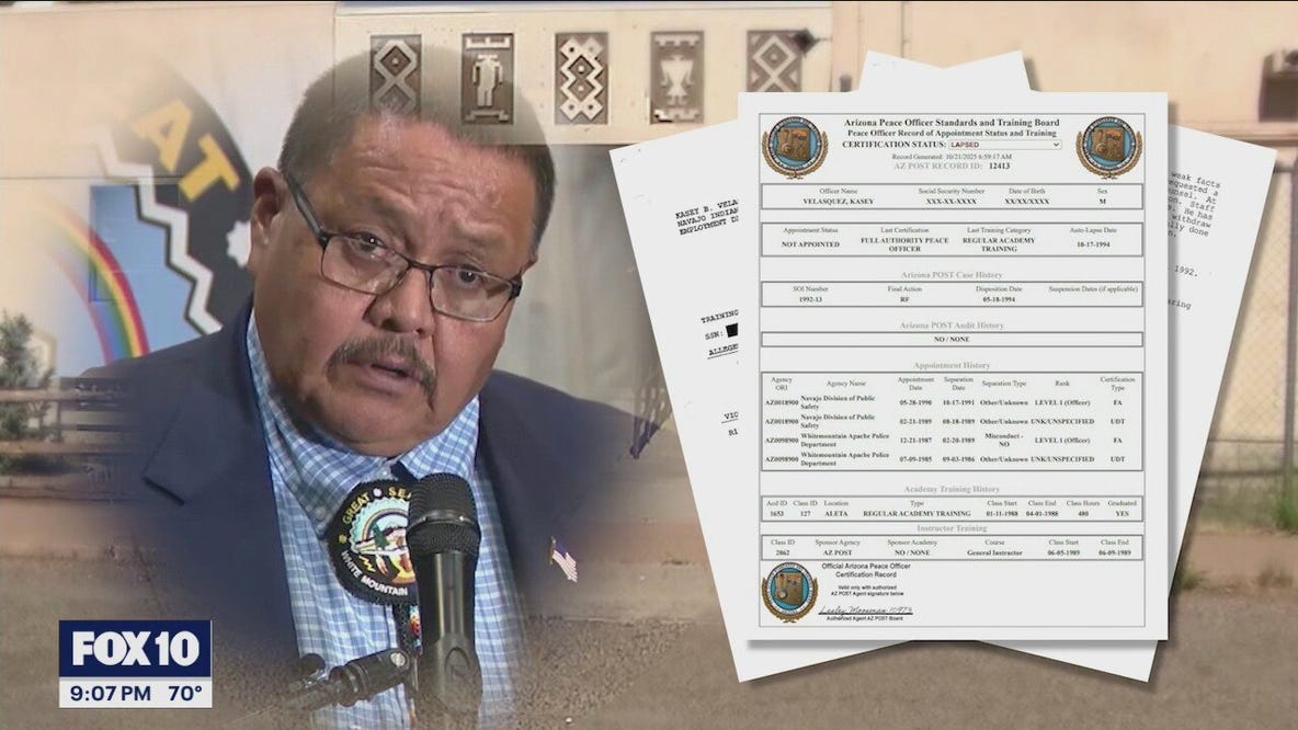 Records reveal new details on White Mountain Apache chairman's past