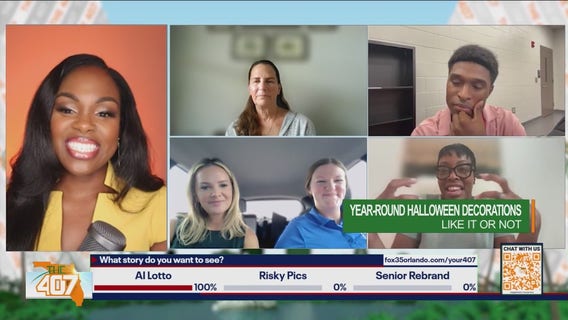 Why are Halloween decorations left over year-round?