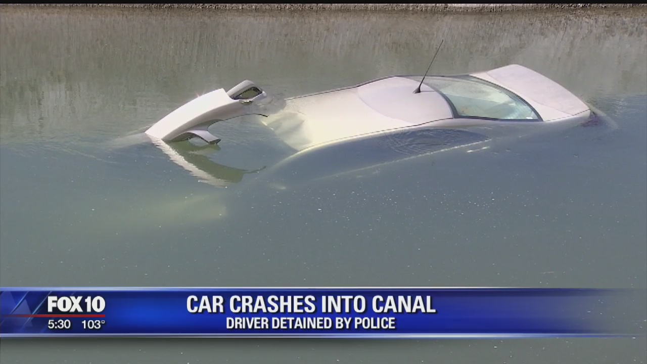 Tempe Police: Two women drove car into canal, possible intoxication