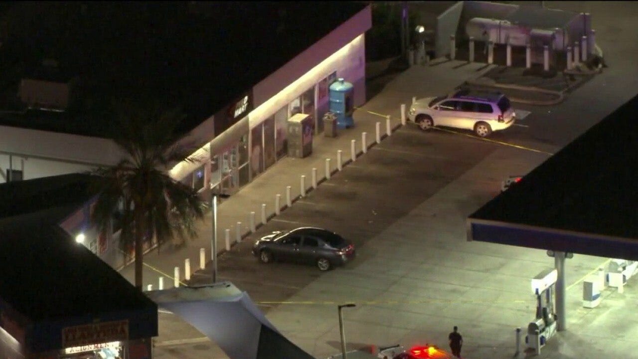 Phoenix gas station shooting suspect sought
