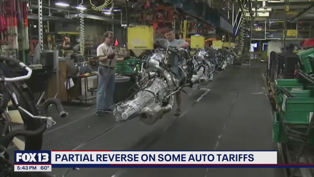 Trump partially reverses some auto tariffs