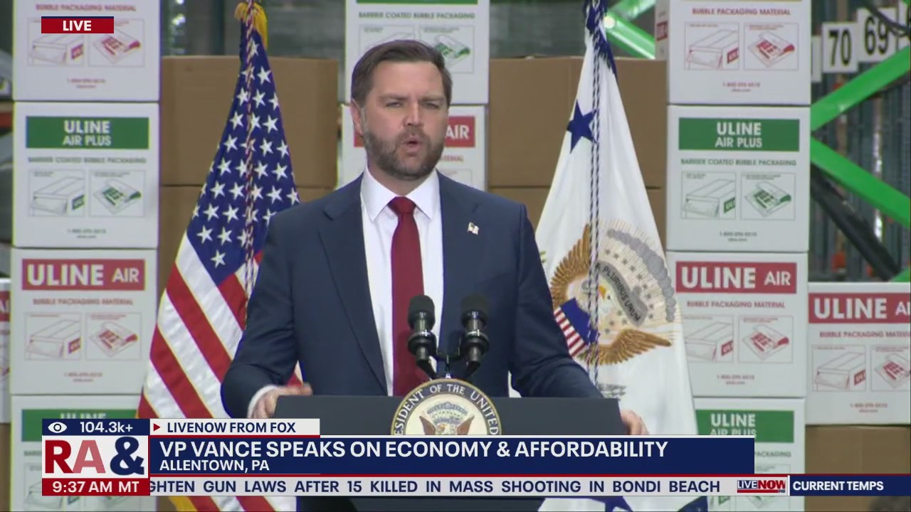 Vance on economy & affordability