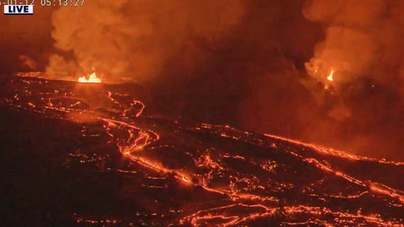 Hawaii's  Kilauea  volcano is erupting once again