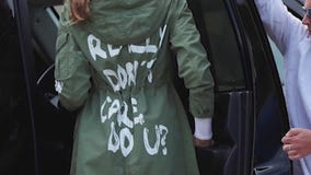 Social media explodes with comments about Melanis Trump's jacket