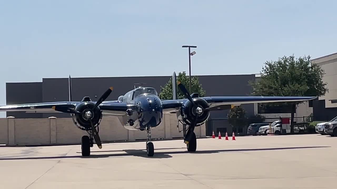 Flying inside a B25 bomber