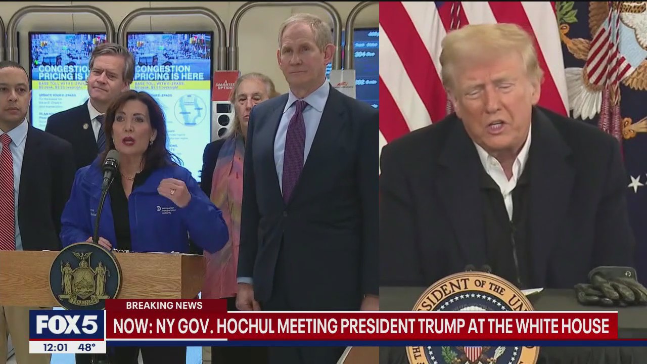 NY Gov. Hochul meets with Trump in Washington