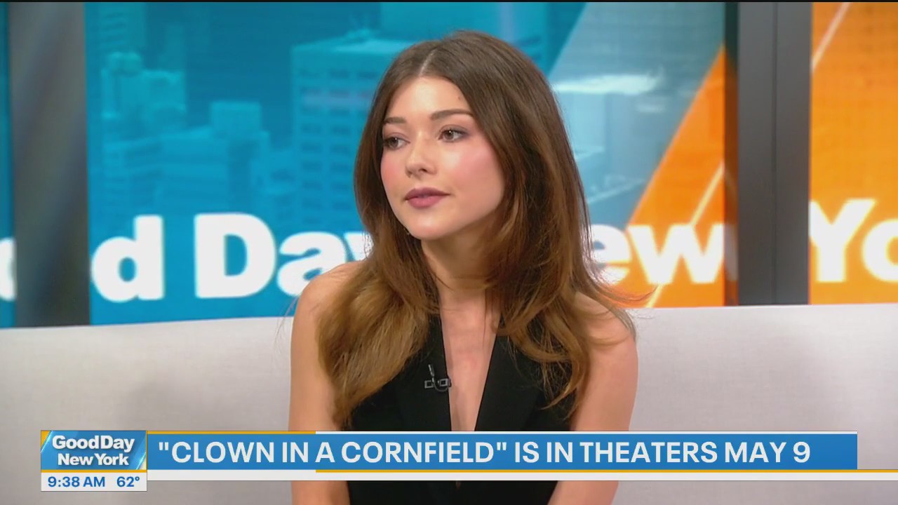 Katie Douglas on upcoming film "Clown In A Cornfield'