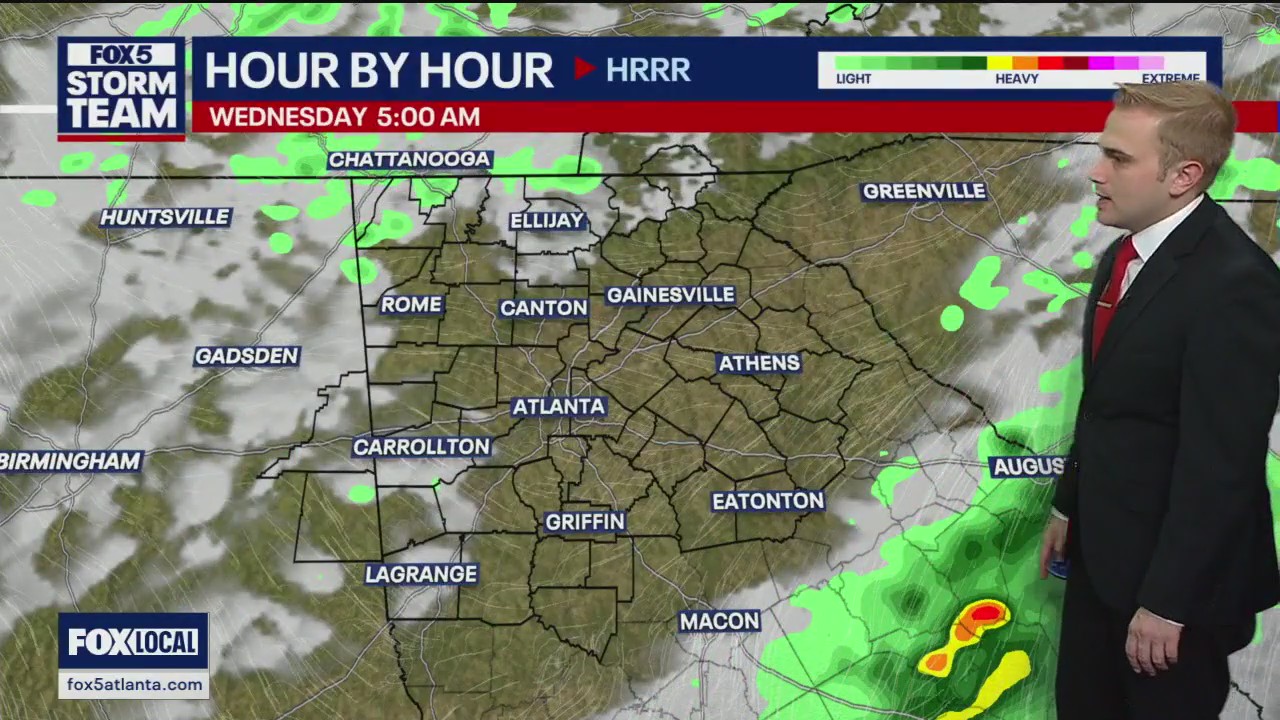 Tuesday evening forecast