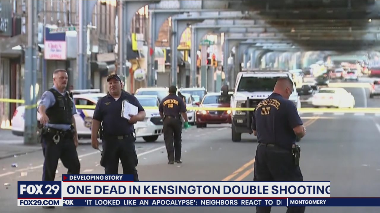 Kensington double shooting kills 1 man and injures a woman | FOX 29 ...