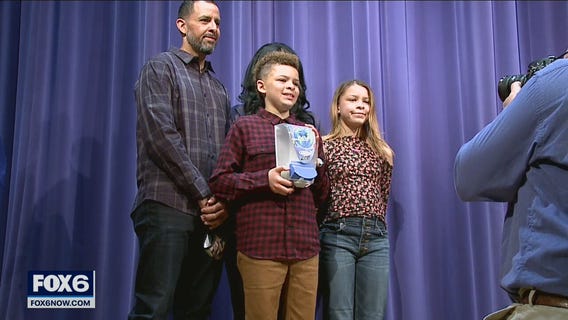 Racine student wins award for sanitizer dispenser design