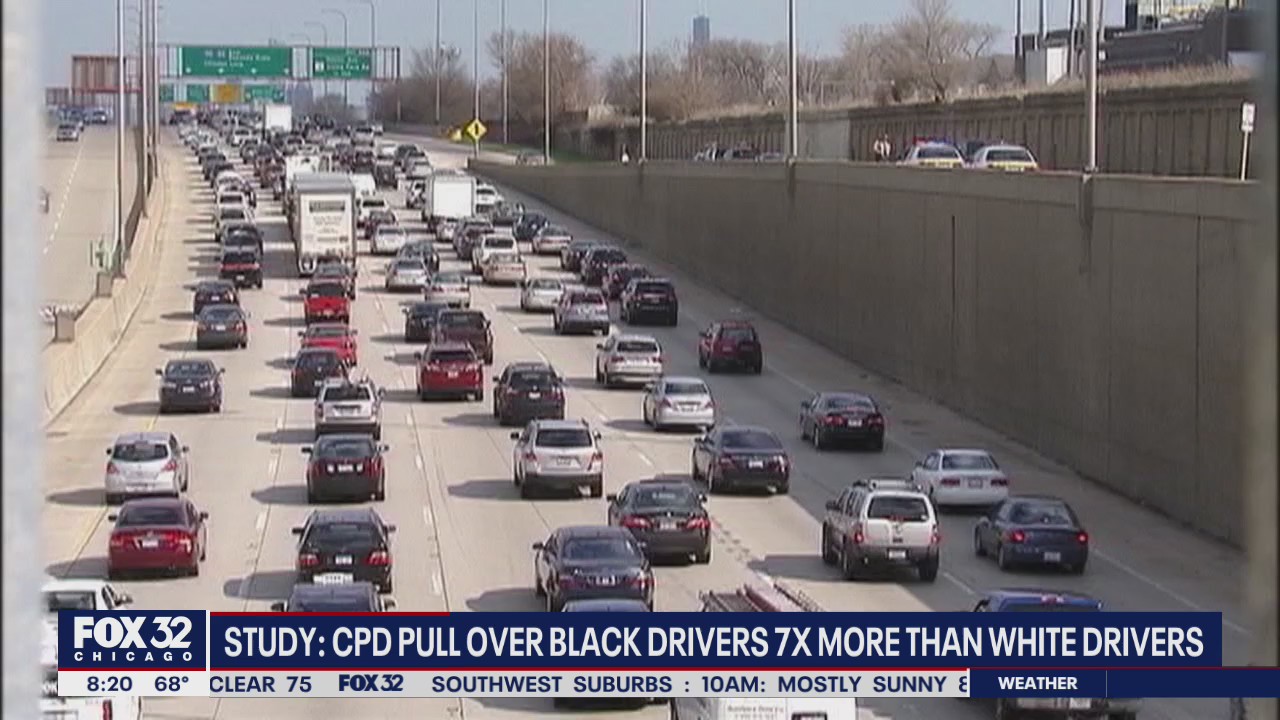 Study finds Chicago police pull over Black drivers seven times more often than white drivers