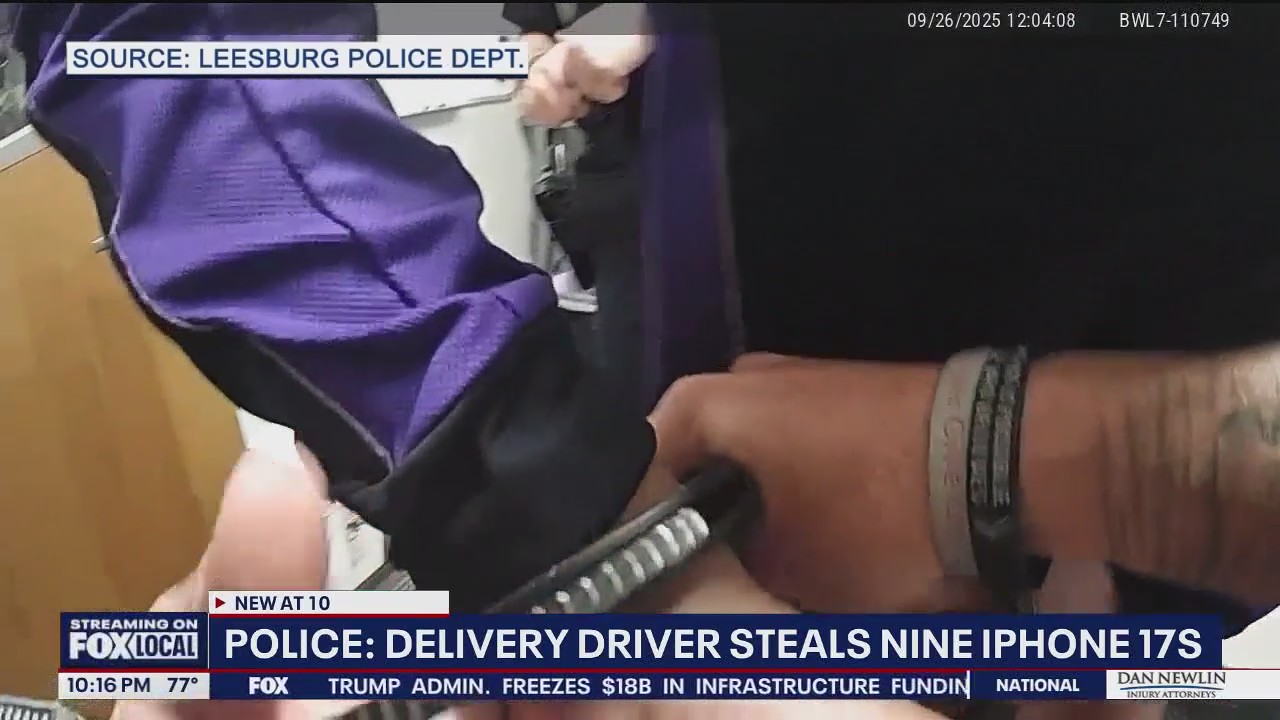 FedEx driver accused of stealing iPhones worth nearly $11K