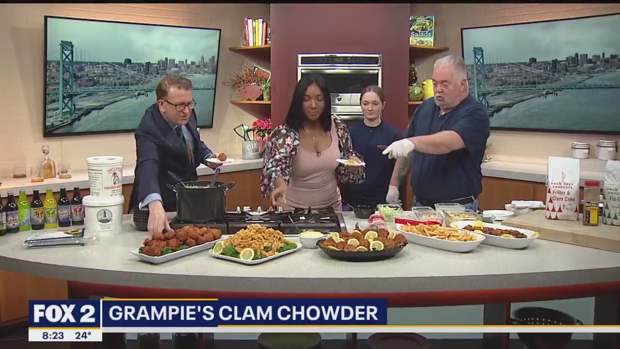 Clam chowder from Grampie's Clam Shell
