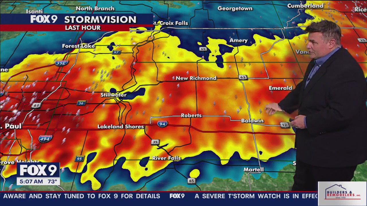 MN weather: Loud morning in Twin Cities - 5:05 a.m. update