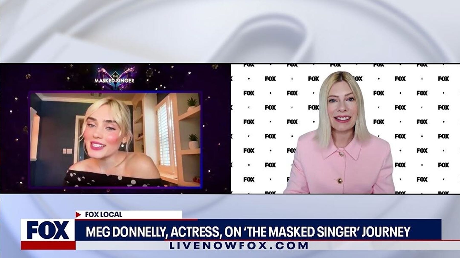 Meg Donnelly talks about Coral on 'The Masked Singer'