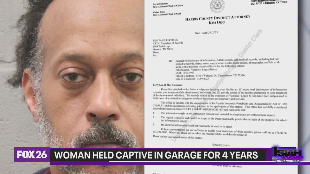 Woman held captive in garage for 4 years