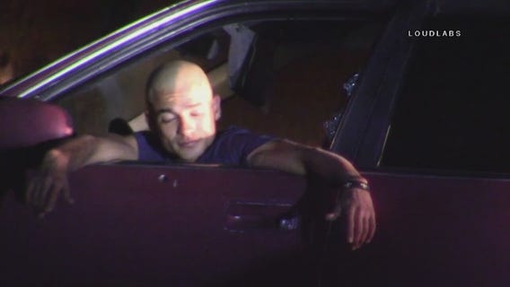 Carjacking suspect shot with rubber bullets in Long Beach after chase