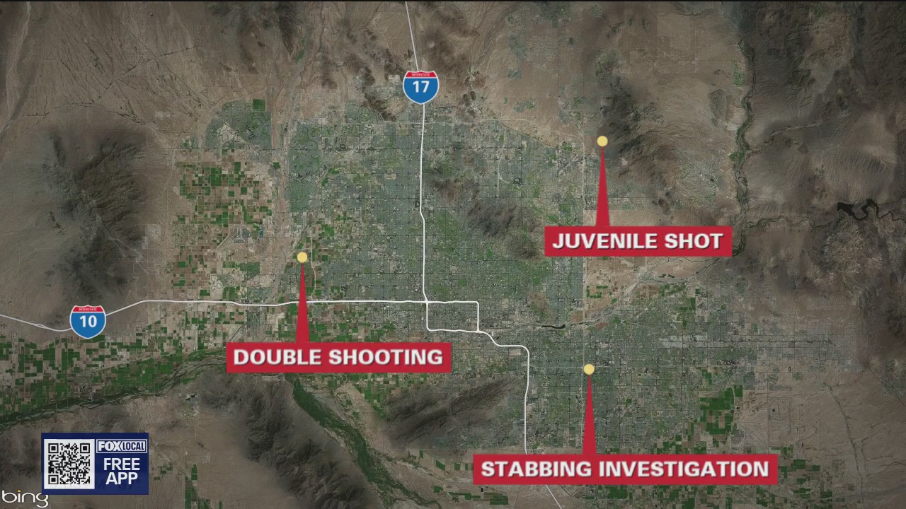 3 injured in shootings, stabbings at parties