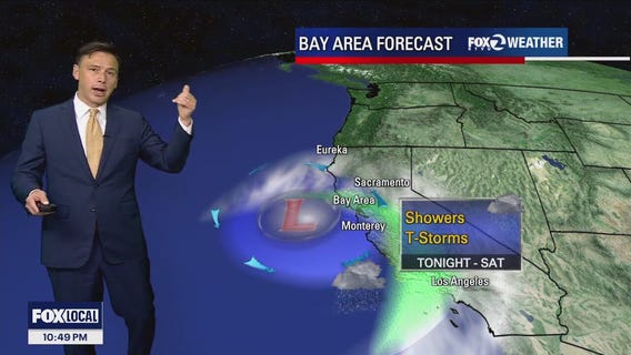 Cool showers off and on this weekend