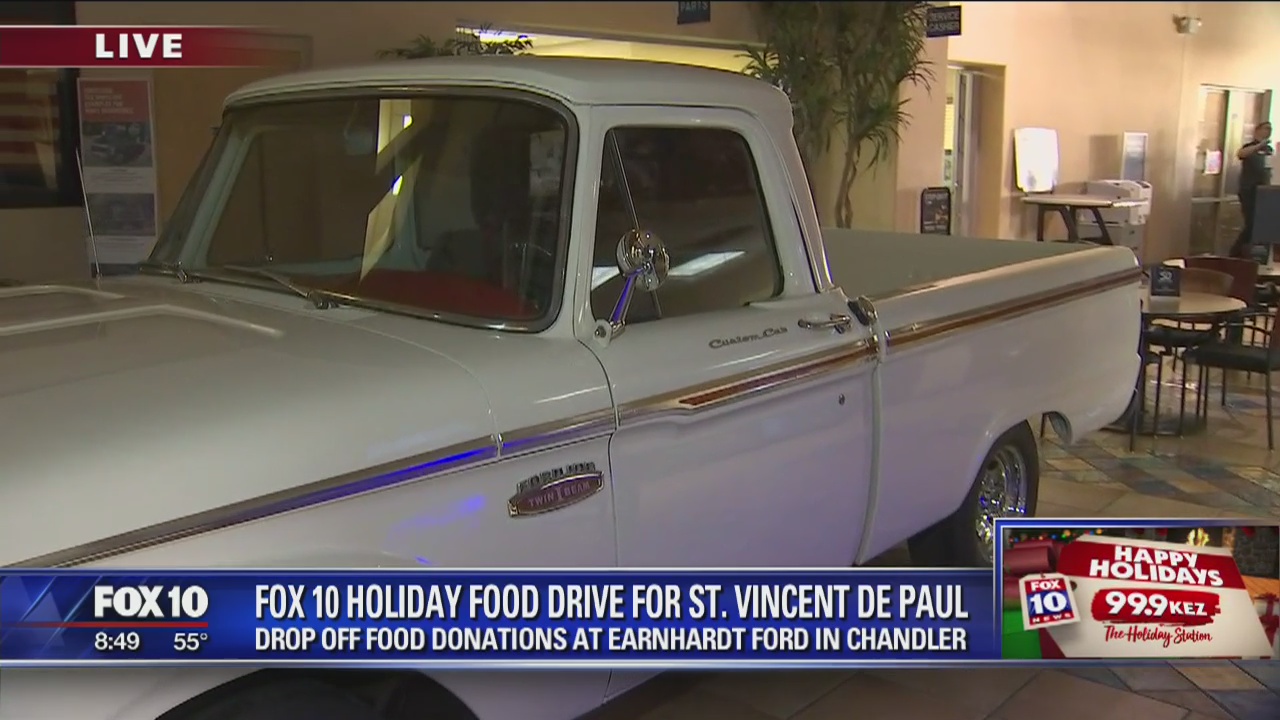 Earnhardt Ford joins FOX 10 Holiday Food Drive, part 1