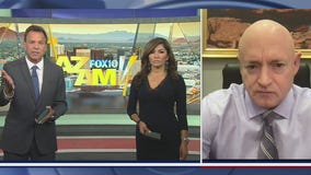 Arizona Sen. Mark Kelly speaks on infrastructure, inflation issues