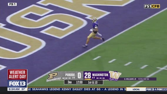 Washington dominates Purdue 49–13 despite missing key starters