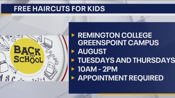 Free back to school haircut in Houston