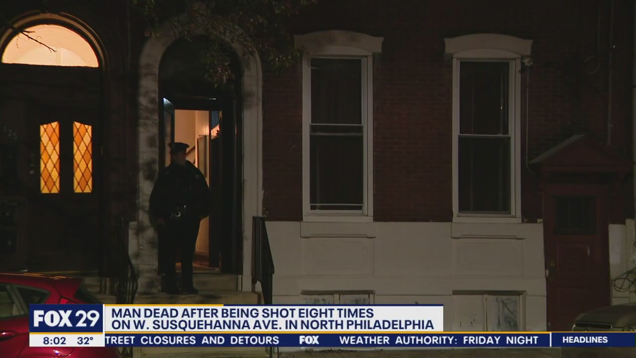 Man dies after being shot 8 times in North Philadelphia | FOX 29 ...