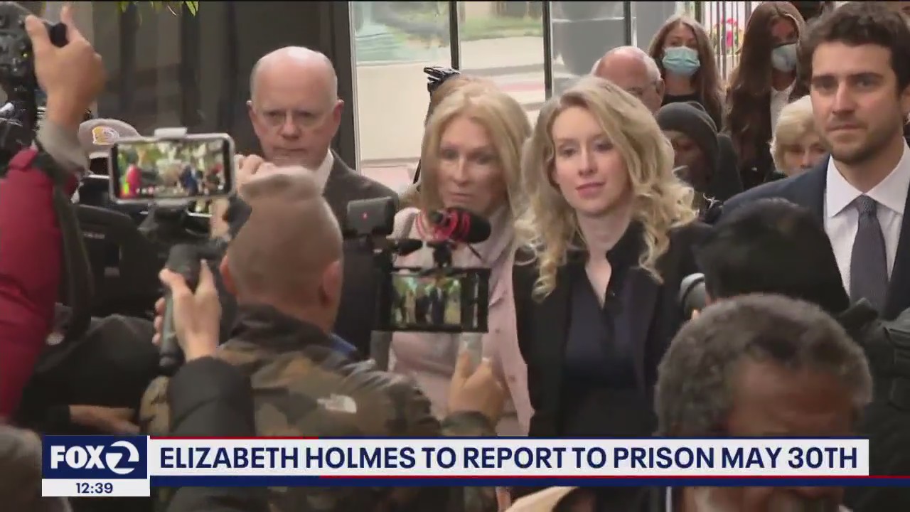 Elizabeth Holmes ordered to report to prison May 30