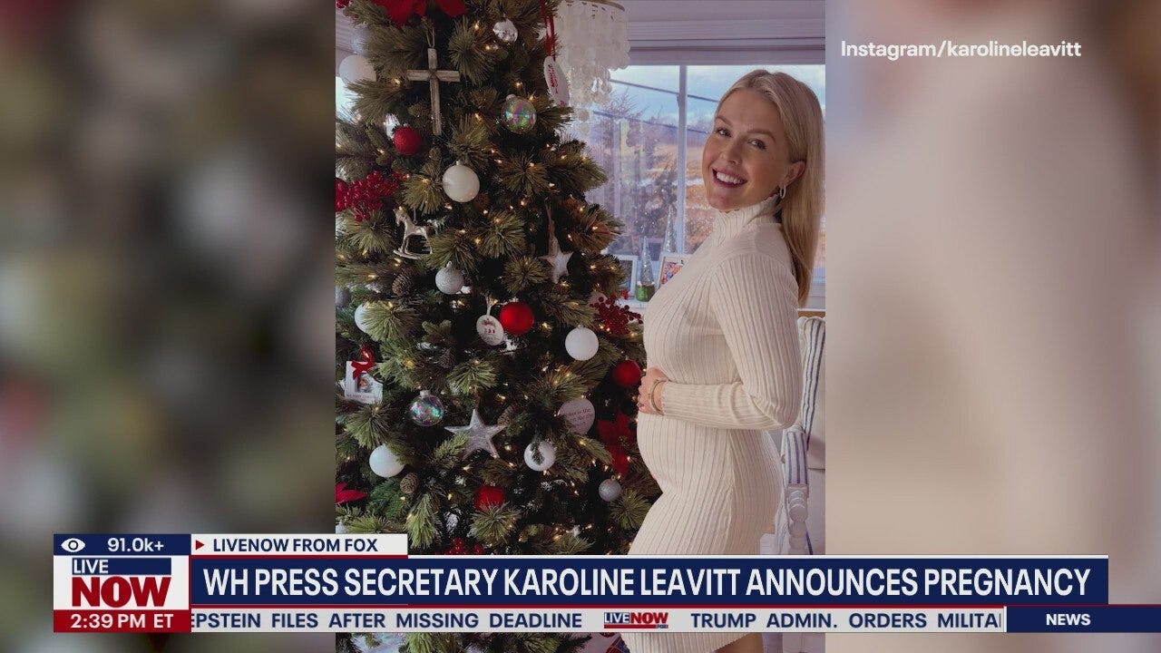 Karoline Leavitt announces pregnancy