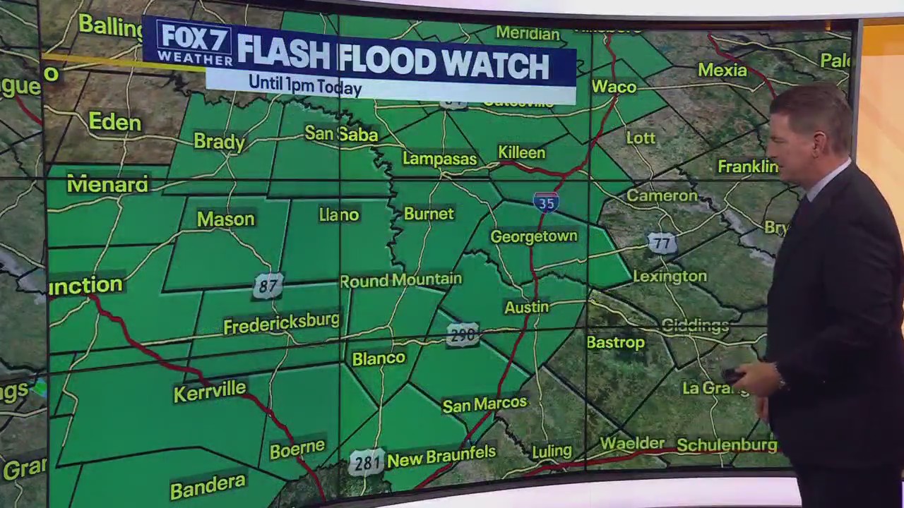 Austin weather: Flash Flood Watch Thursday