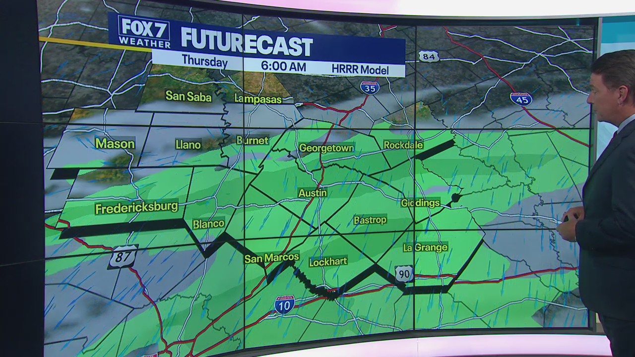 Chilly temperatures today with potential for some rain later this week