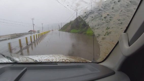 Rain triggers slides in Woolsey Fire burn area