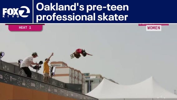 Oakland's pre-teen pro skater